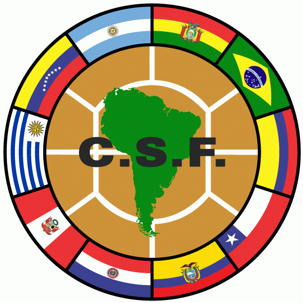 Conf. Sudamericana de Futbol 1950-Pres Primary Logo vinyl decal